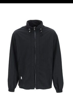 Men's Black Zipper Windbreaker Jacket size 50 | US Size 40 | Large
